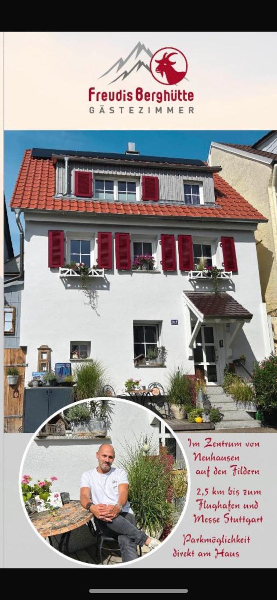 Ferienwohnung Freudi'S Berghuette Neuhausen auf den Fildern Exterior foto